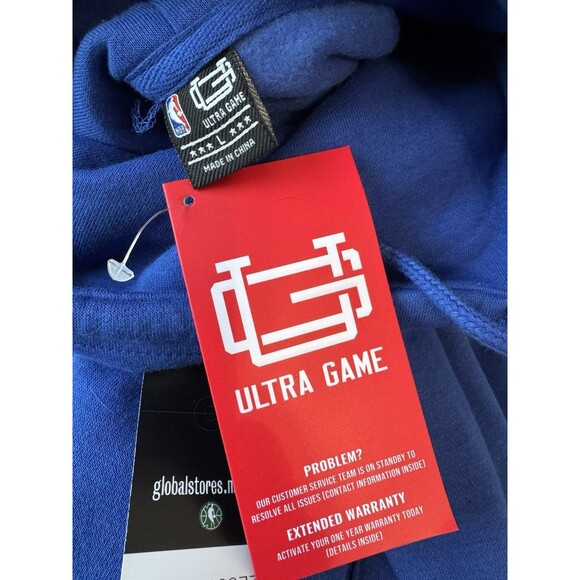 Nba Womens UNK NWT Funnel Neck Fleece Sweatshirt Golden State Warriors Size L - Picture 4 of 6